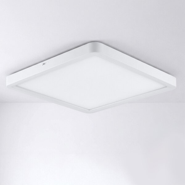 Brilagi - Plafoniera LED dimmerabile da soffitto ESTELA SQUARE LED/36W/230V 31x31 cm bianca + telecomando incluso