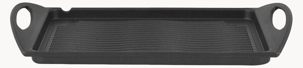 Piastra grill in alluminio millerighe antiaderente H & H