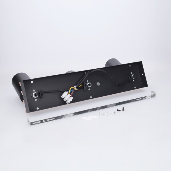 Brilagi - Faretto SELE WOOD ACOUSTIC 3xGU10/30W/230V nero/legno