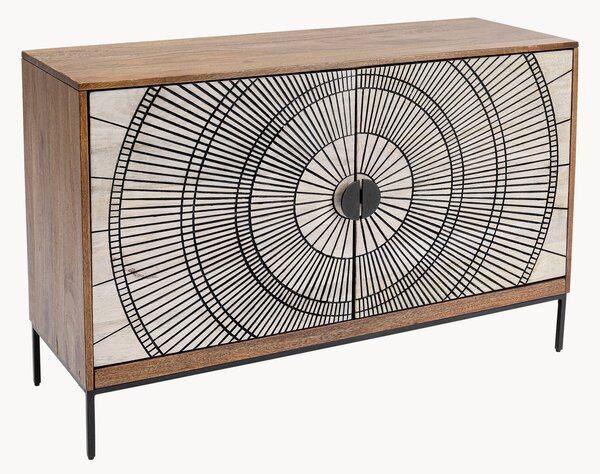 Credenza in legno di mango Eye Of Tiger