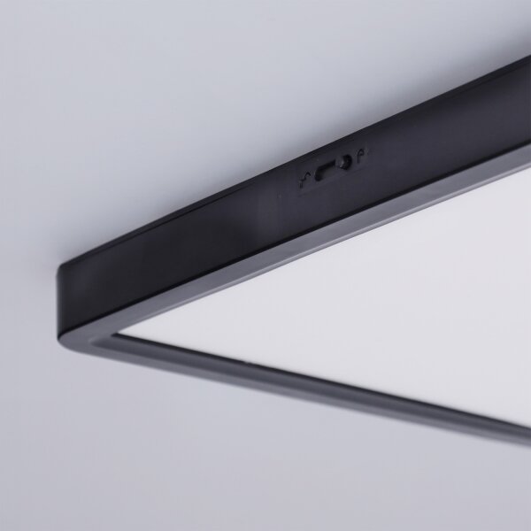 Brilagi - Plafoniera LED ESTELA SQUARE LED/24W/230V 31x31 cm nera
