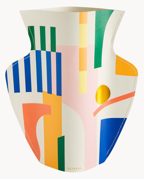 Vaso decorativo fatto a mano Emporio, alt. 29 cm