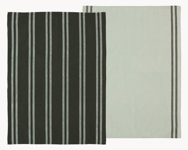 Set di 2 strofinacci in cotone Soft