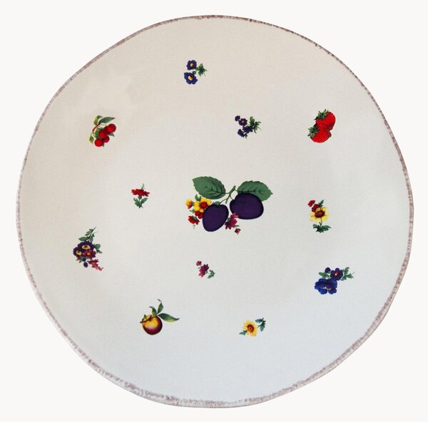 Set di 6 piatti frutta in ceramica Fruttini