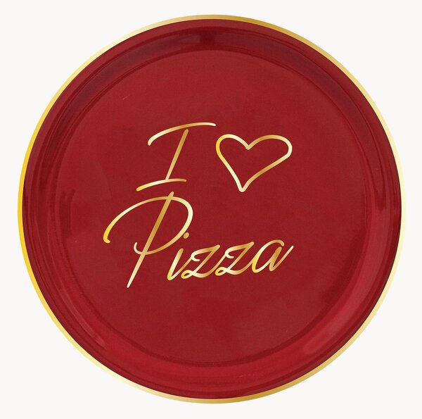 Piatto per pizza in ceramica I Love Pizza