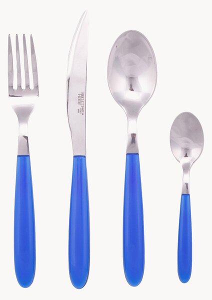 Set di 24 posate in acciaio inossidabile Drop, 6 persone