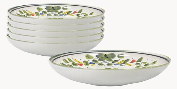 Set di 6 piatti fondi in porcellana Maritime