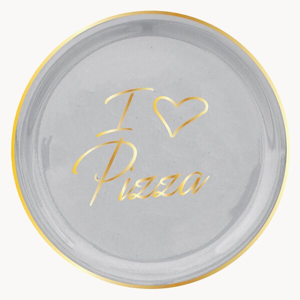 Piatto per pizza in ceramica I Love Pizza