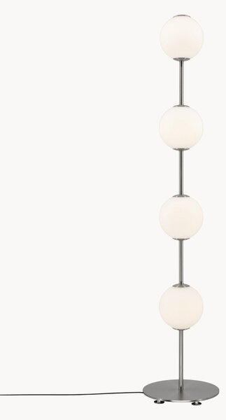 Lampada da terra a LED in vetro soffiato con luce regolabile Audrey