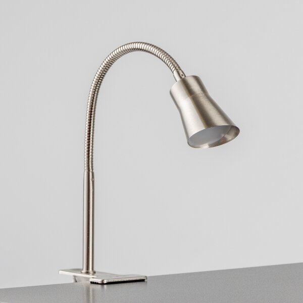 Lampada LED con clip LED/3,2W/230V cromo opaco