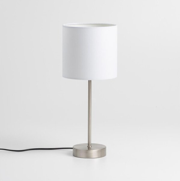 Lampada da tavolo LED 1xE14/5W/230V bianco/cromo satinato