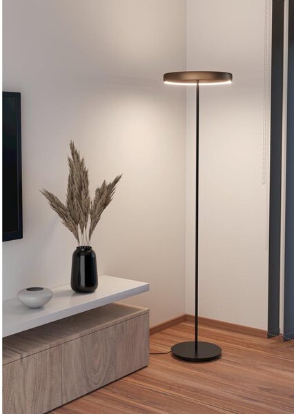 Eglo 390452 - Lampada da terra LED dimmerabile TRABUCO 2xLED/19W/230V 2200-6500K marrone