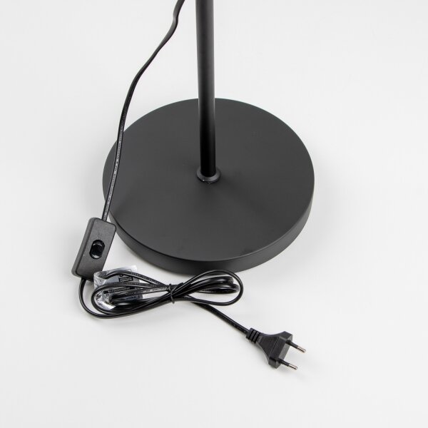 Lampada da terra LED 1xE27/7W/230V nera