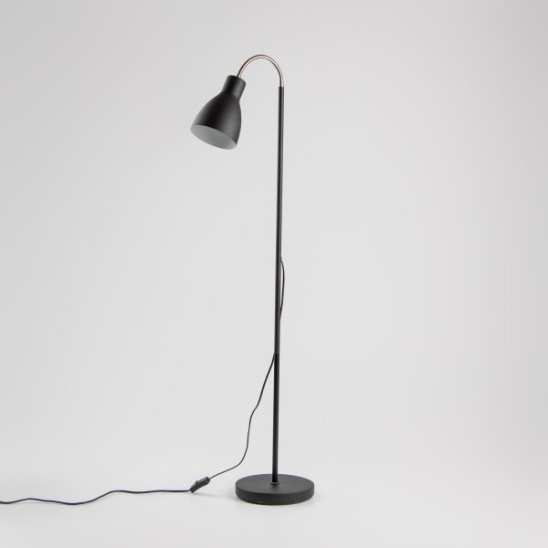 Lampada da terra LED 1xE27/7W/230V nera