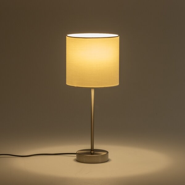 Lampada da tavolo LED 1xE14/5W/230V bianco/cromo satinato