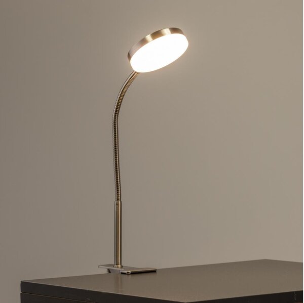 Lampada LED con clip LED/3,2W/230V cromo opaco