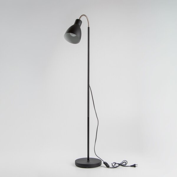 Lampada da terra LED 1xE27/7W/230V nera
