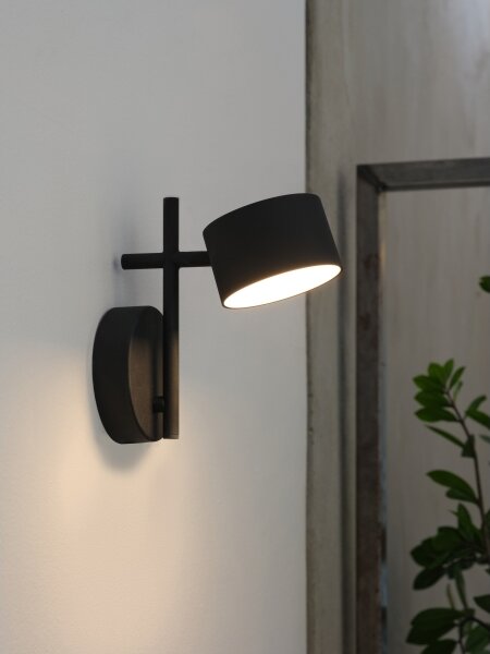 Osram - Lampada da parete dimmerabile a LED DECOR KYOTO LED/12W/230V nera