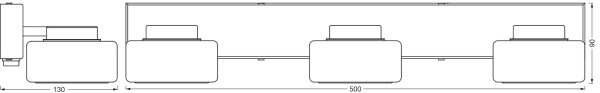 Osram - Applique LED da bagno ORBIS FLAME 3xLED/5,5W/230V IP44 bianco