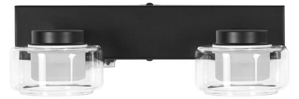 Osram - Applique da bagno a LED ORBIS FLAME 2xLED/5,5W/230V IP44 nero