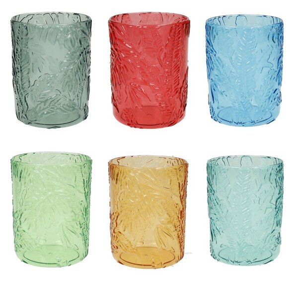 Set di bicchieri in acrilico 6 pz 400 ml Tropical – Brandani