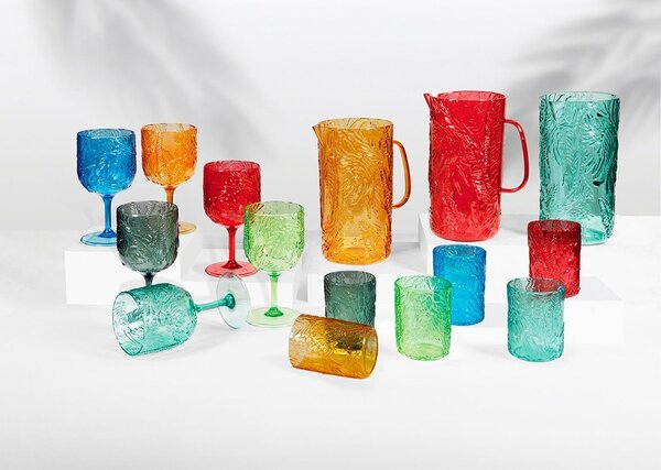 Set di bicchieri in acrilico 6 pz 400 ml Tropical – Brandani