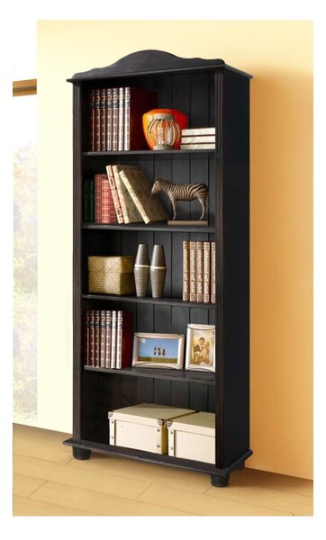 Libreria marrone in legno di pino 70x181 cm Ella - Støraa
