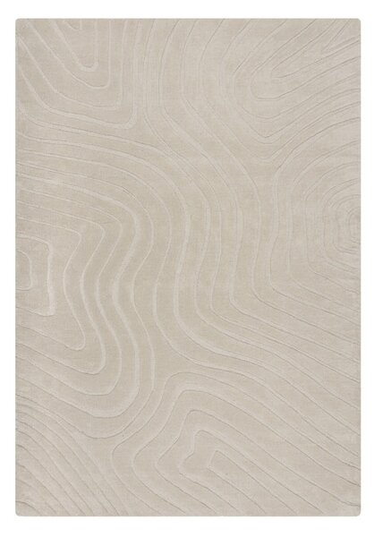 Tappeto in lana color crema tessuto a mano 160x230 cm Mesmerise Natural - Flair Rugs