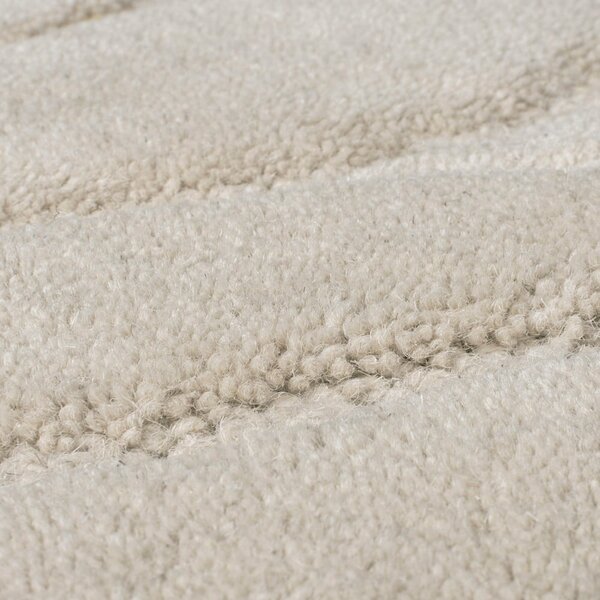 Tappeto rotondo color crema in lana tessuto a mano ø 160 cm Mesmerise Natural - Flair Rugs