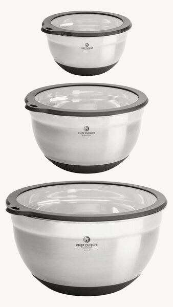 Set di 3 ciotole con coperchio Viktoria