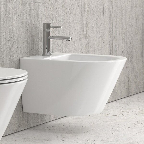 Kamalu sanitari sospesi senza brida e sedile soft-close | klea-s