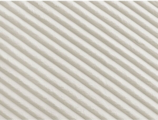 Poltrona beige con rivestimento in velluto a coste Belem – Bobochic Paris