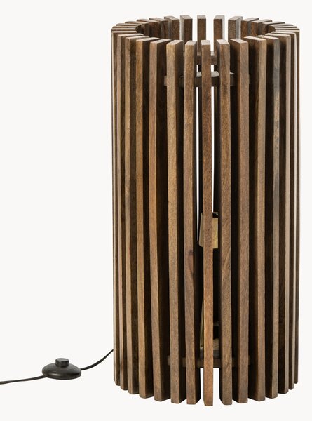 Lampada da tavolo grande in legno di mango Gerillt