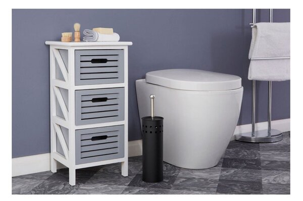 Scopino WC nero opaco in metallo Indy – Premier Housewares