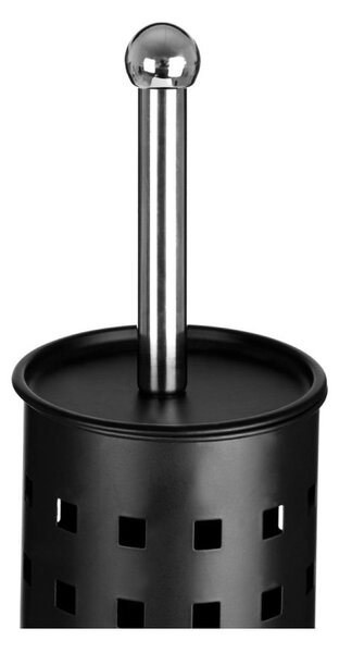 Scopino WC nero opaco in metallo Indy – Premier Housewares