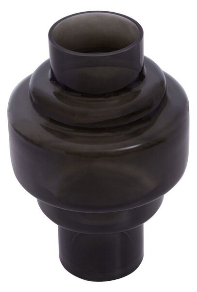 Vaso nero in vetro (altezza totale 30 cm) Cayden – Premier Housewares