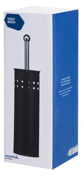 Scopino WC nero opaco in metallo Indy – Premier Housewares