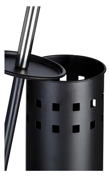 Scopino WC nero opaco in metallo Indy – Premier Housewares