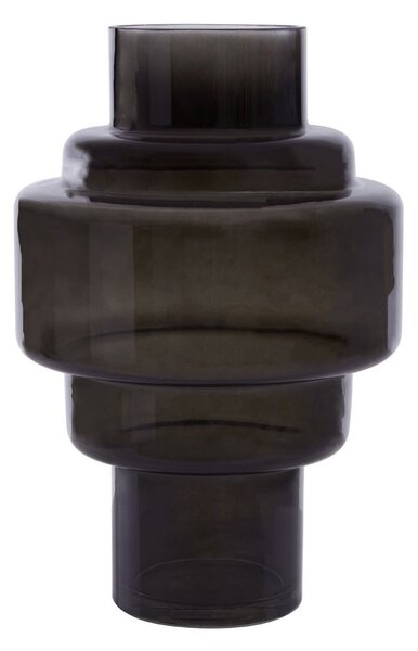 Vaso nero in vetro (altezza totale 30 cm) Cayden – Premier Housewares