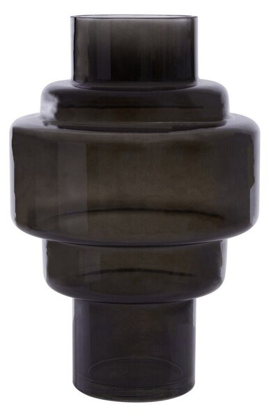 Vaso nero in vetro (altezza totale 30 cm) Cayden – Premier Housewares