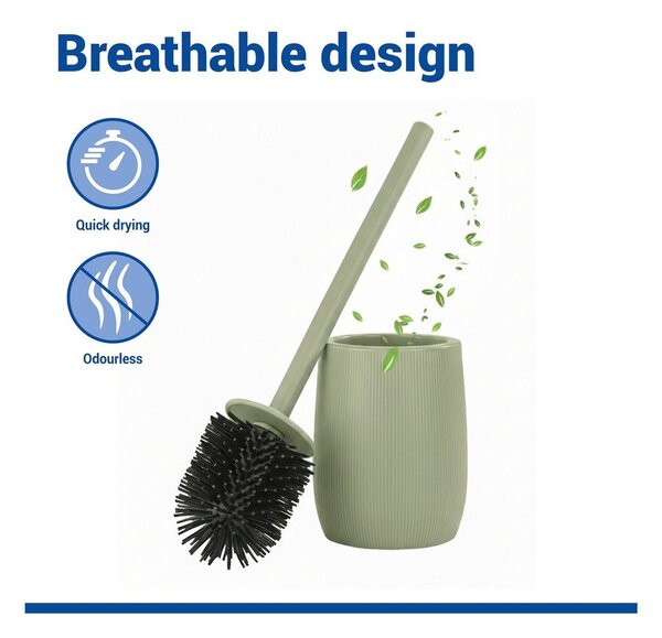 Scopino WC verde in ceramica Fablo – Wenko