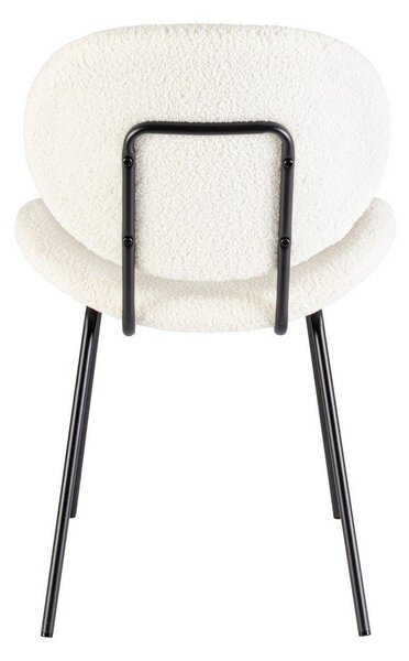 Sedia da pranzo bianca in imbottito Maddie – Yes Everyday