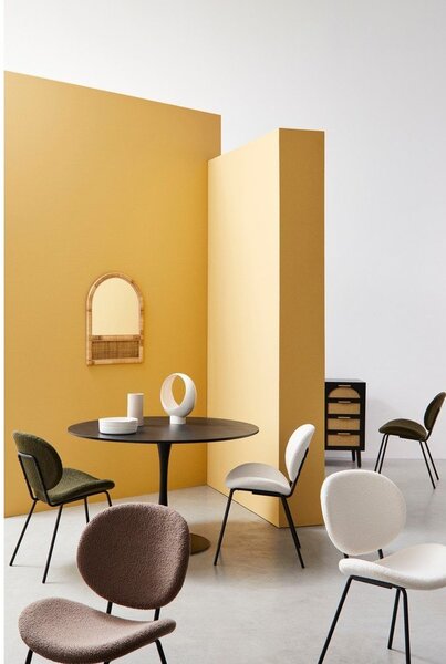 Sedia da pranzo bianca in imbottito Maddie – Yes Everyday