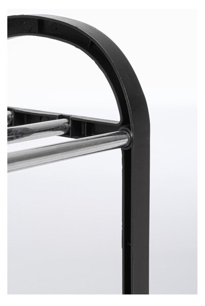 Scarpiera nera in plastica 50,5x57x19 cm Hallfrid – Yes Everyday