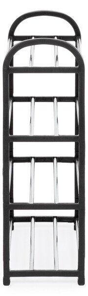 Scarpiera nera in plastica 50,5x57x19 cm Hallfrid – Yes Everyday