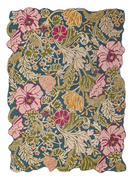 Tappeto in lana tessuto a mano 120x170 cm Daphne Shaped Floral – Flair Rugs