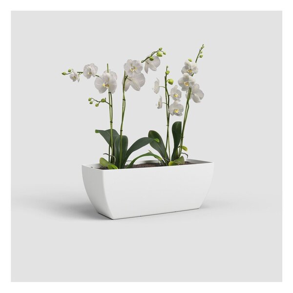 Fioriera in plastica riciclata 30 cm Siena – Artevasi