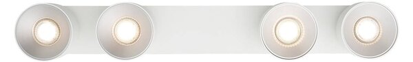 Nordlux Plafoniera soffitto Pitcher, dimmerabile, Bianco / Opale, Soggiorno / Sala da pranzo, Metallo, Moderno, Plafoniera