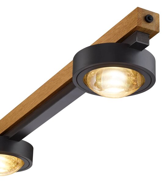 Buschwerk Lampada a sospensione Beam, dimmerabile, Legno chiaro, Soggiorno / Sala da pranzo, Metallo, Moderno, Lampada a sospensione