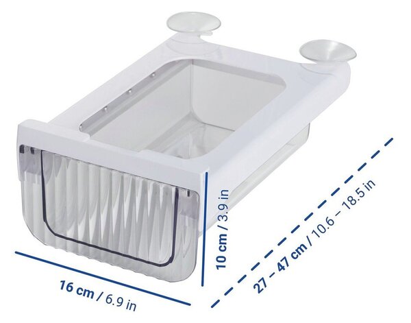 Organizer per il frigorifero in plastica 27x16 cm Kira – Wenko